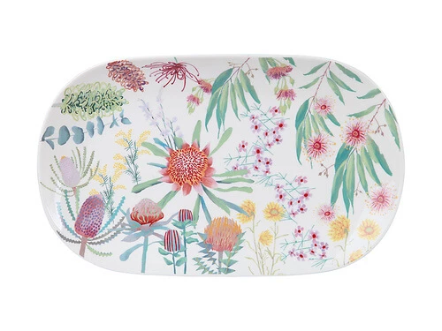 Royal Botanic Gardens Victoria Native Blooms Oval Platter 37x23cm Gift Boxed 1 Royal Botanic Gardens Victoria Native Blooms Oval Platter 37x23cm Gift Boxed