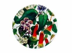 Royal Botanic Gardens Victoria Euphemia Henderson Ceramic Round Coaster 9.5cm Native Fuchsia