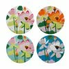 Royal Botanic Gardens Victoria Lotus Ceramic Round Coaster 10cm Set of 4