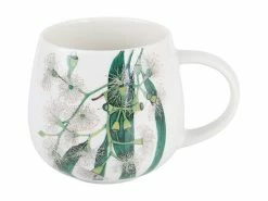 The Blck Pen Golden Summer Mug 400ML White Eucalyptus Gift Boxed