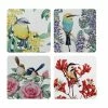 Royal Botanic Gardens Victoria- Garden Friends Cork Back Coaster 10.5cm Set of 4 Gift Boxed