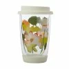 Royal Botanic Gardens Victoria Lotus Double Wall Glass Mug 380ML White Gift Boxed