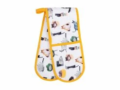 Marc Martin Feline Friends Double Oven Glove