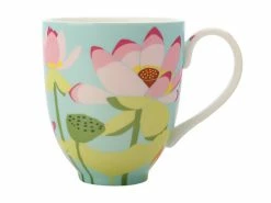 Royal Botanic Gardens Victoria Lotus Mug 350ML Mint Gift Boxed