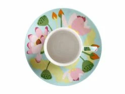 Royal Botanic Gardens Victoria Lotus Demi Cup & Saucer 100ML Mint Gift Boxed -Marc Martin Shop hv0191 top 2
