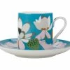 Royal Botanic Gardens Victoria Lotus Demi Cup & Saucer 100ML Aqua Gift Boxed