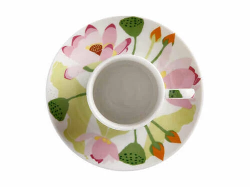 Royal Botanic Gardens Victoria Lotus Demi Cup & Saucer 100ML White Gift Boxed 3 Royal Botanic Gardens Victoria Lotus Demi Cup & Saucer 100ML White Gift Boxed - Image 3