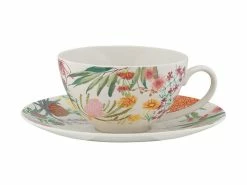 Royal Botanic Gardens Victoria Native Blooms Coupe Breakfast Cup & Saucer 400ML