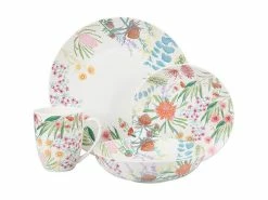 Royal Botanic Gardens Victoria Native Blooms Coupe Dinner Set 16pc Gift Boxed