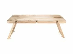The Blck Pen Golden Summer Folding Picnic Table 68x40x24cm