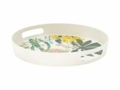 The Blck Pen Golden Summer Bamboo Round Serving Tray 35x5cm