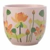 Royal Botanic Gardens Victoria Lotus Planter Pot 12cm Pink