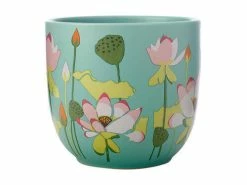 Royal Botanic Gardens Victoria Lotus Planter Pot 14cm Mint 5 Royal Botanic Gardens Victoria Lotus Planter Pot 14cm Mint -Marc Martin Shop kp0010 2