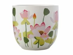 Royal Botanic Gardens Victoria Lotus Planter Pot 14cm White