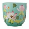 Royal Botanic Gardens Victoria Lotus Planter Pot 16cm Mint