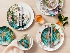 The Blck Pen Night Garden Coupe Dinner Plate 27.5cm Flower -Marc Martin Shop maxwell williams night garden dinnerware 02 800x600 1