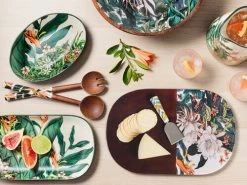 The Blck Pen Night Garden Salad Servers Enamel Finish 31cm -Marc Martin Shop maxwell williams night garden group 04 800x600 3