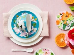 Royal Botanic Gardens Victoria Lotus Ceramic Round Coaster 10cm Set of 4 5 Royal Botanic Gardens Victoria Lotus Ceramic Round Coaster 10cm Set of 4 -Marc Martin Shop maxwell williams rbgv lotus 01 sep28 1