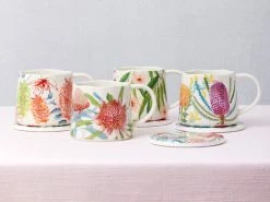 Royal Botanic Gardens Victoria Native Blooms Mug 350ML Grevillea -Marc Martin Shop ss22 website maxwell williams rbgv nativeblooms mugs 3