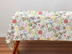 Royal Botanic Gardens Victoria Native Blooms Cotton Rectangular Tablecloth 270x150cm -Marc Martin Shop ss22 website maxwell williams rbgv nativeblooms tablecloth